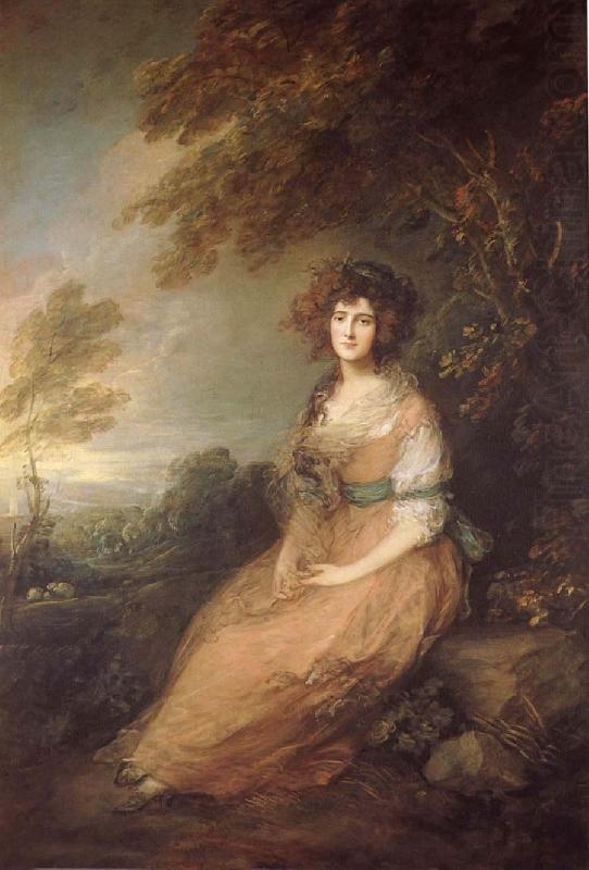 Thomas Gainsborough Mrs. Richard Brinsley Sheridan china oil painting image